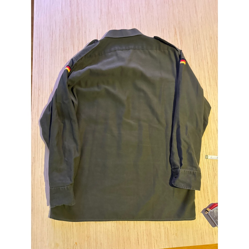 Wahler 8355 German Army Field Shirt Olive Drab Military Surplus Men Size XL 28 - Picture 5 of 6